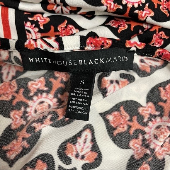 White House Black Market Twist-Detail Printed Knit Maxi Dress Women’s Size Small - Picture 7 of 11